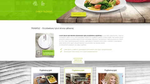 Zaprojektowanie strony www dla restauracji z Warszawy